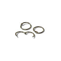 Кільце металеве 25 мм ( 1"), срібл, уп/100