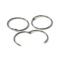 Кільце металеве 50 мм ( 2"), срібл, уп/50