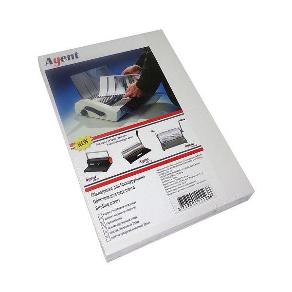 Обкл. глянець Agent А4 250г біл, уп/100, фото 1