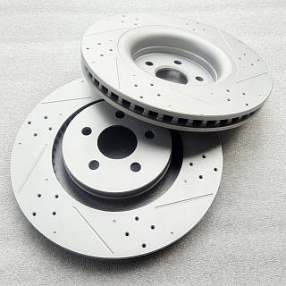 Диски 345 мм тормозные передние Lincoln MKX/Nautilus (комплект