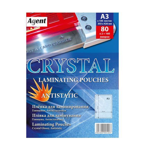 Плівка А3 (303х426) 80мк Agent ANTISTATIC, уп/100
