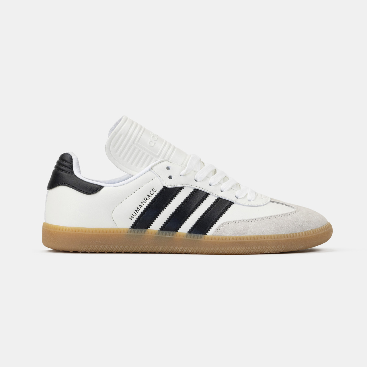 Чоловічі Кросівки Adidas Humanrace Samba White Black / Адидас Х'юманрейс Самба Білі з Чорним
