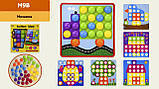 Мозаїка для самих маленьких, великі вкладиші, 6 картинок, 41 фішка (M9B), фото 6