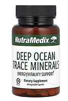 NutraMedix, Deep Ocean, Deep Ocean Trace Minerals, микроэлементы, поддержка энергии и жизненных сил, 60 капсул