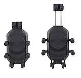 Антивібраційний мототримач телефону з бездротовою зарядкою 15W вольтметром IP66, фото 9