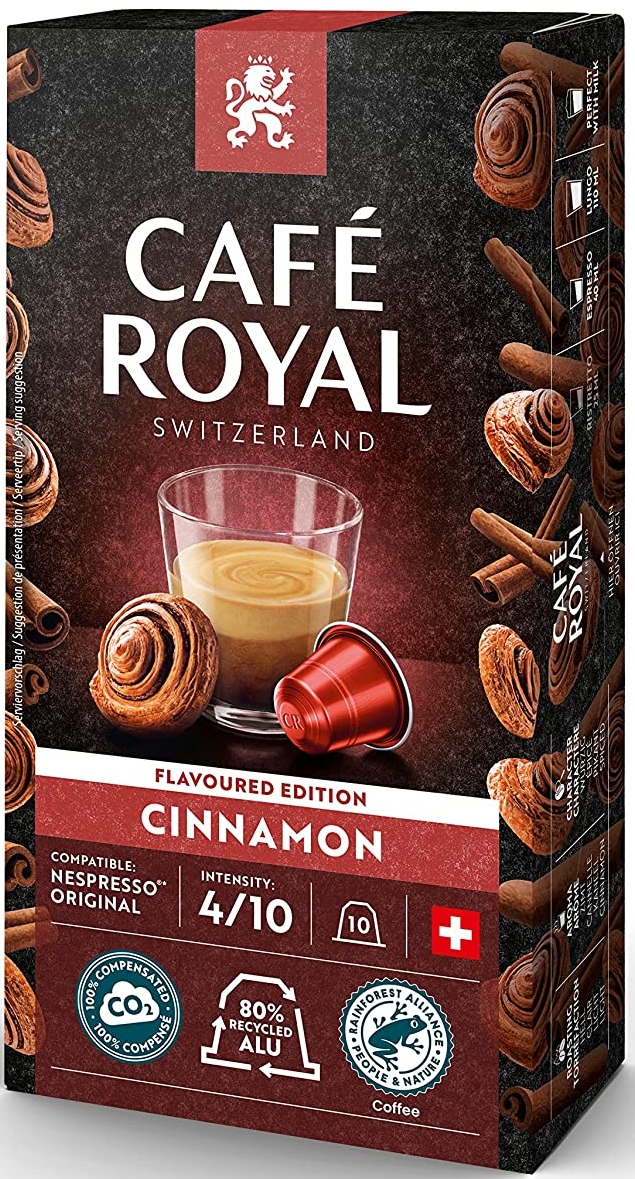 Кава в капсулах Nespresso Café Royal Cinnamon — Кава в капсулах Неспресо (коробочка 10 капсул)