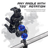 Мототримач телефону на кермо і дзеркало Антивібраційний демпфер, фото 8