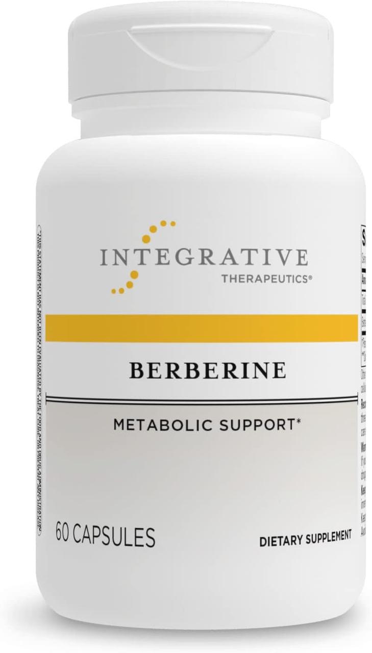 Integrative Therapeutics Berberine / Берберин метаболізм цукру в крові 60 капсул