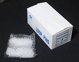 Кільцева волосінь (ярликотримачі) 3" (7,6 см.) 5000 шт. для бирок і ярликів, кільцеві біркотримачі