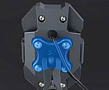 Антивібраційний тримач телефону Металевий IP67 на мото вело квадро з бездротовою зарядкою 15W + USB Type-C, фото 6