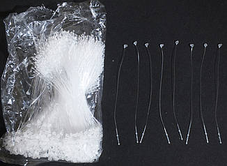 Кільцева волосінь 5" (12,7 см.)  КОНУС 1000 шт. для бирок і ярликів, кільцеві біркотримачі