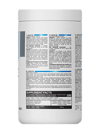 Амінокислота L-Аргінін OstroVit Arginine 3000 мг 300 капс Польща, фото 3