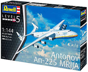 Збірна модель Revell Вантажний літак АН-225 Мрія рівень 5 масштаб 1:144 (RVL-04958)