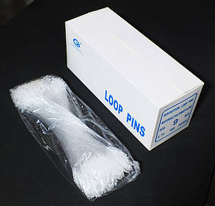 Кільцева волосінь (ярликотримачі) 9" (23 см.) 5000 шт. для бирок і ярликів, кільцеві біркотримачі