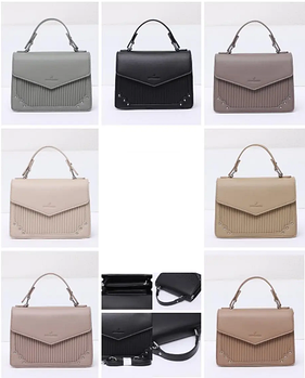 Сумка жіноча крос-боді 24*18 см з клапаном та довгим ремінцем зі штучної шкіри у різних кольорах VTTV