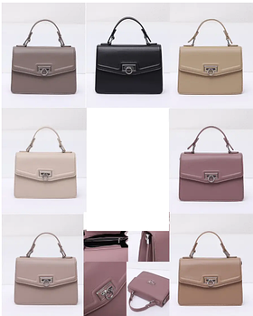 Сумка жіноча крос-боді 24*17 см з клапаном та довгим ремінцем зі штучної шкіри у різних кольорах VTTV