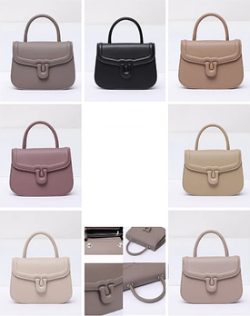 Сумка жіноча крос-боді 24*19 см з клапаном на плече зі штучної шкіри у різних кольорах VTTV