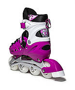 Ролики Scale Sport Pink LF 905 розмір 29-33 розсувні (1516215648), фото 4