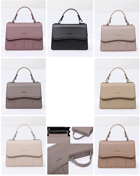 Сумка жіноча крос-боді 24*17 см з клапаном зі штучної шкіри у різних кольорах VTTV