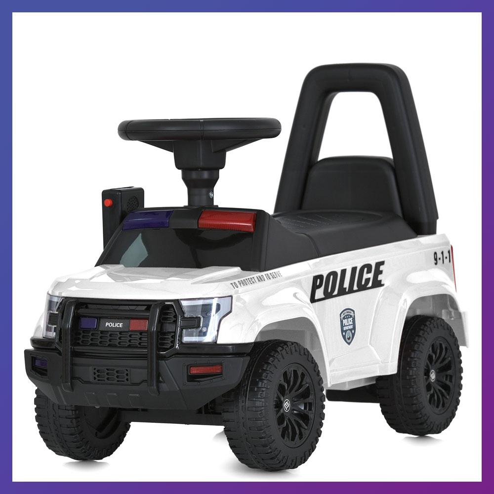 Дитяча каталка-толокар Ford Police M 5844 світлові та звукові ефекти Білий