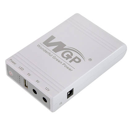 Джерело безперебійного живлення WGP для роутера 5V/9V/12V / Міні УПС для роутера (9574), фото 1
