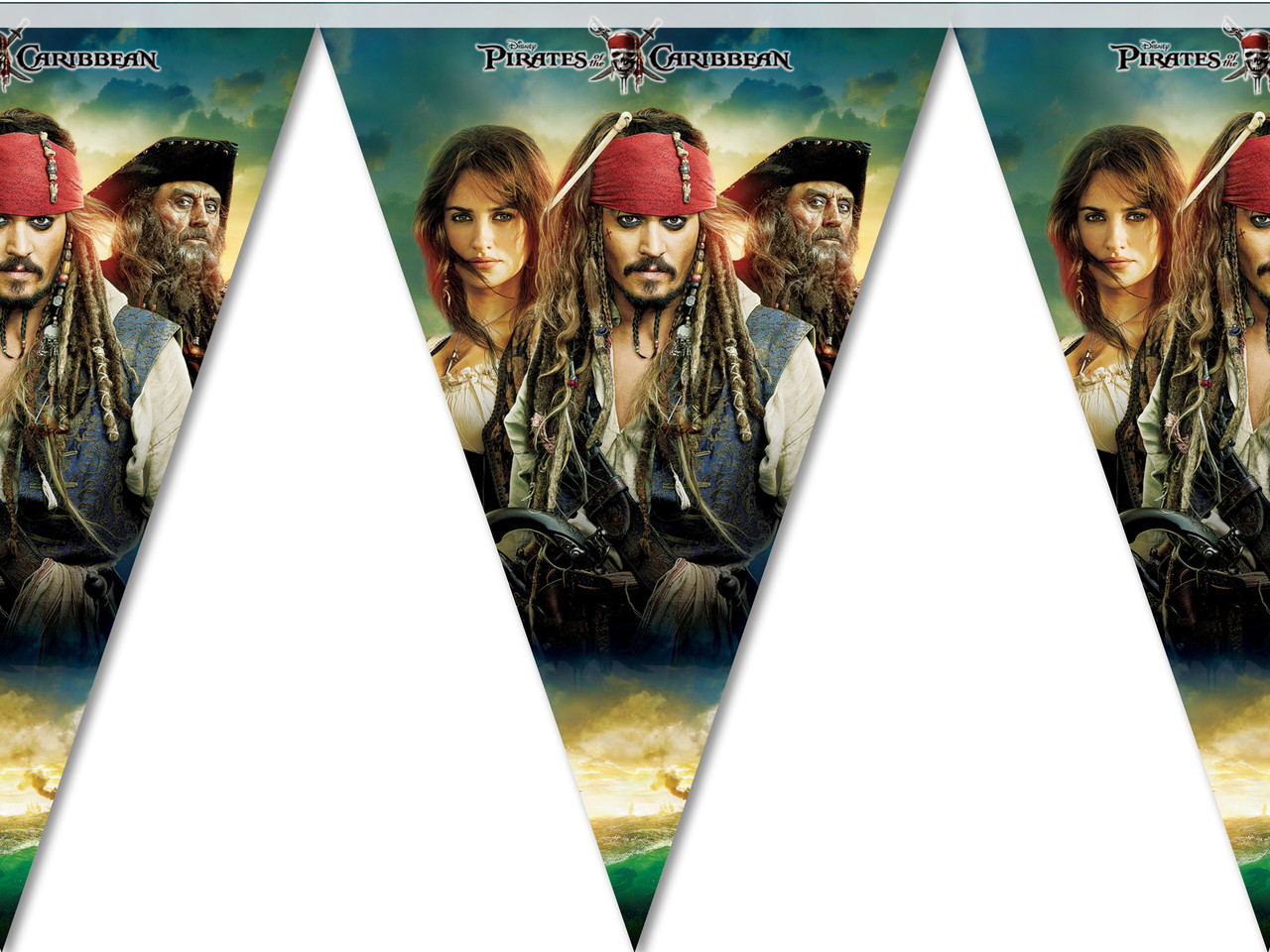 Гірлянда вимпел "Джек Воробій"