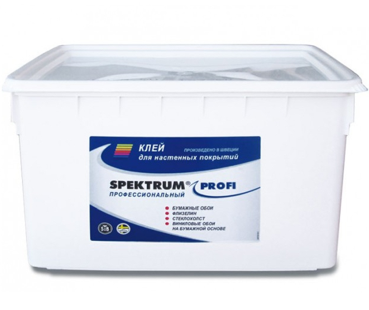 Клей дисперсионный SPEKTRUM PROFI для флизелина и стеклохолста, 15л - фото 1 - id-p439248406