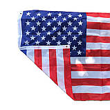 Прапор США з поліестеру з люверсами, фото 3