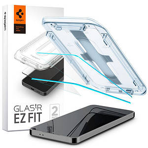 Захисне скло Spigen Glas.tR EZ FIT 2-Pack до Samsung Galaxy S24/S25 Clear (AGL07440)