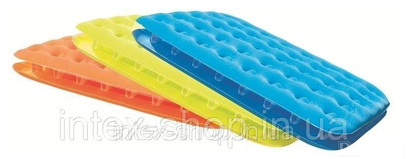 Bestway c (76х185х22 см) Односпальний надувний матрац (Жовтий)