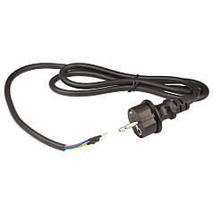 Кабель електричний PVC круглий (3×0.75 мм2) 1.5 м з вилкою WETRON (779912)