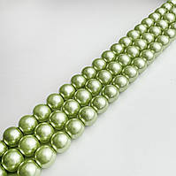 Намистини на нитці Майорка 10 мм зелений