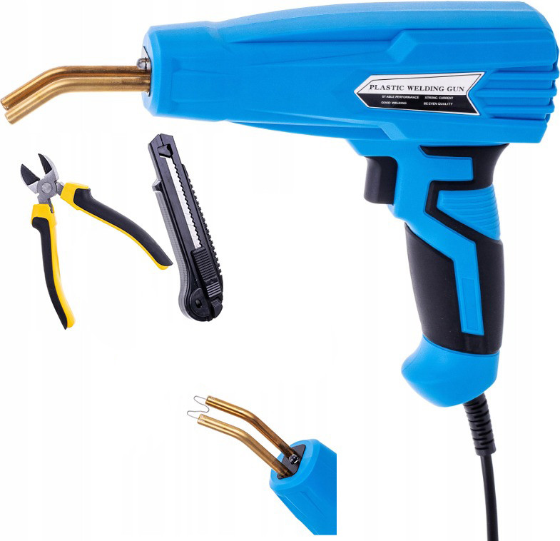 Паяльник імпульсний для пластику TC Technic DN-F1350, 80 Вт, 200 шт скоб в комплекті