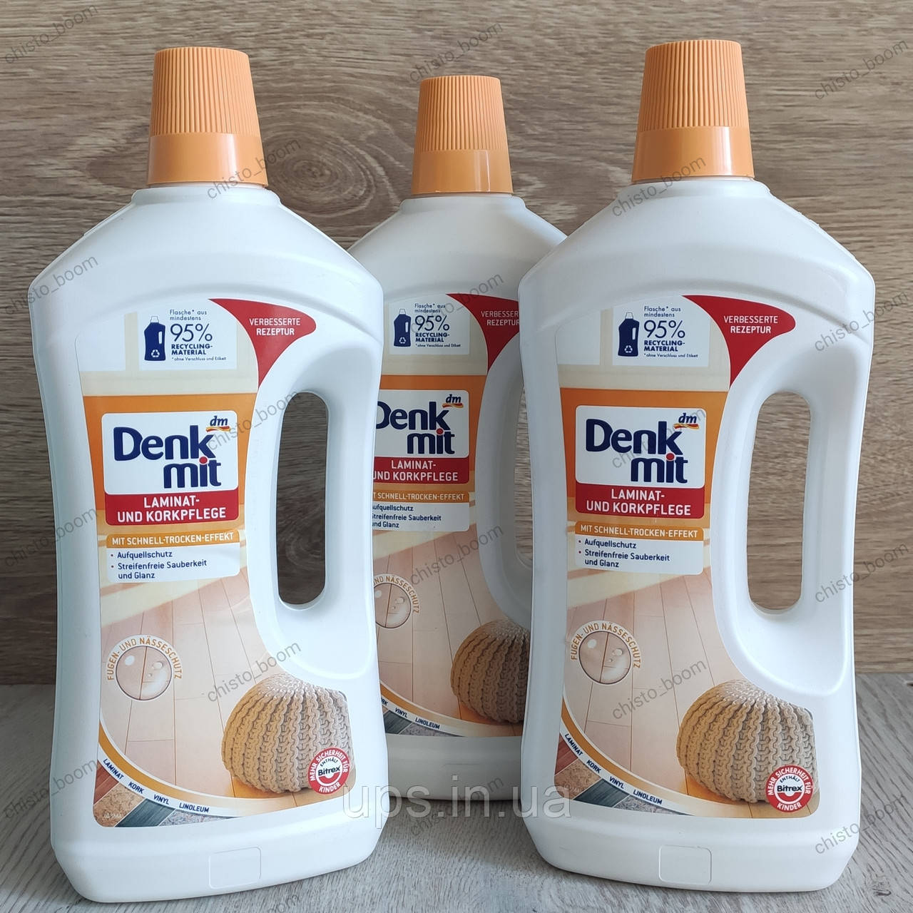 Засіб для миття ламінату Denkmit Laminate, 1л, фото 1