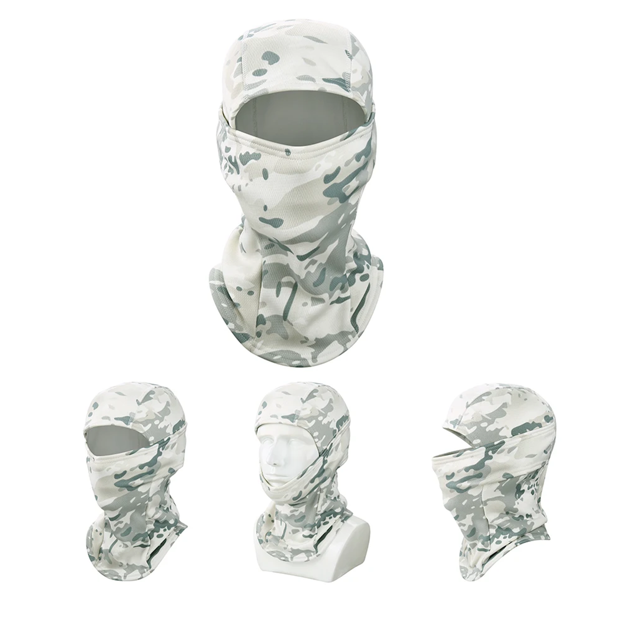 Флісова балаклава-трансформер Multicam Alpine, зимова термомаска, мультикам, 56-61