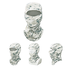 Флісова балаклава-трансформер Multicam Alpine, зимова термомаска, мультикам, 56-61