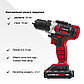 Дриль-шуруповерт акумуляторний Li-Ion 18 В, 25 Nm, 0-400/0-1500 об/хв, 1,3 Аг INTERTOOL WT-0313, фото 8