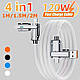 Універсальний зарядний кабель 4-в-1 з USB, Type-C та Lightning, фото 9