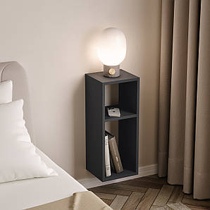 Відкрита приліжкова тумбочка, навісна полиця в спальню з ДСП II T-14
