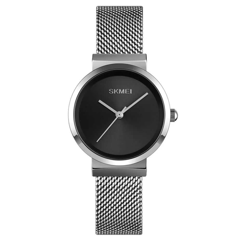 Жіночий годинник з металевим браслетом Skmei 1595SI Silver