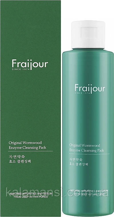 Ензимна пудра-маска з полином Fraijour Original Wormwood Enzyme Cleansing Pack 80мл, фото 1