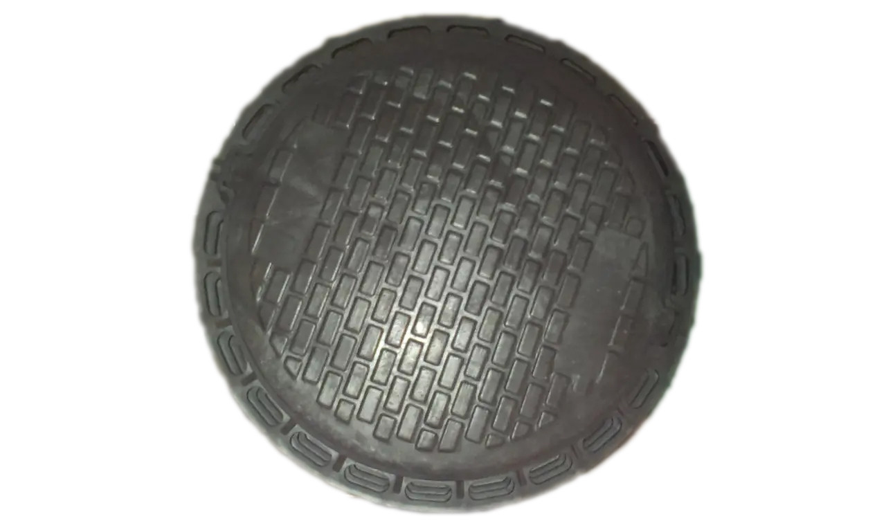 Люк дачний до 700 кг, Чорний із замком (740мм)