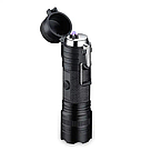 Водонепроникна електрична USB-запальничка З ліхтариком у подарунковій упаковці Black KT6007902, фото 2