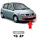 Решітка бампера Рено Сценік 2 - Renault Scenic 2 - 2006-2009 (комплект), фото 2