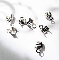 Затискач-кінцевик Finding Зажим для шнура нитки волосіні Сталистий 4 мм х 7 мм 400561