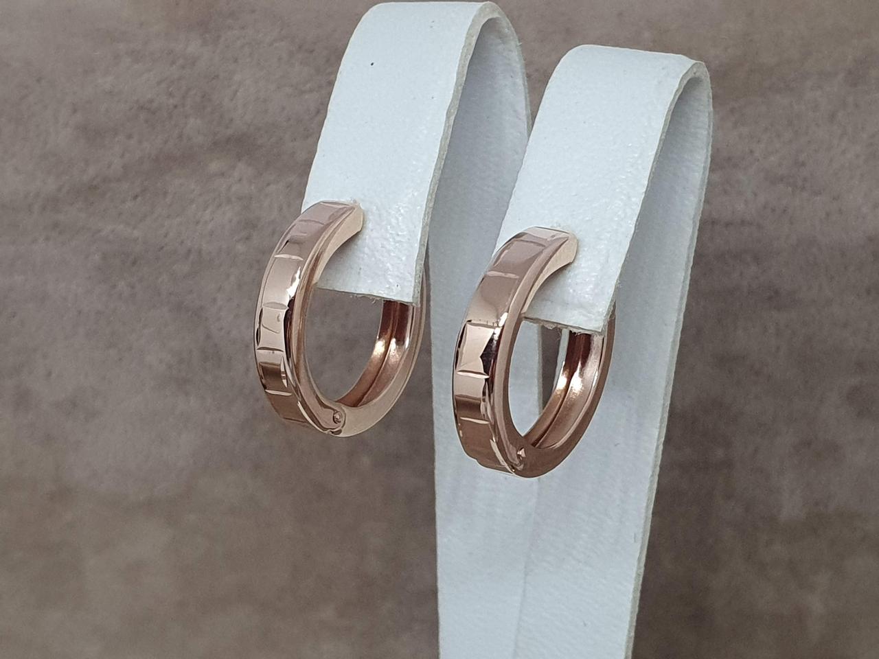 Золоті сережки-кільця. 470331