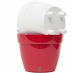 Горщик з автополивом ASTI 4 л сірий-білий, фото 5