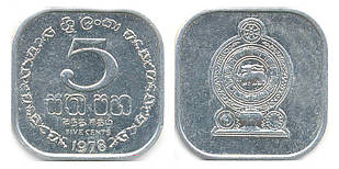 5 млн 1978 Шрі-Ланка (БУ)