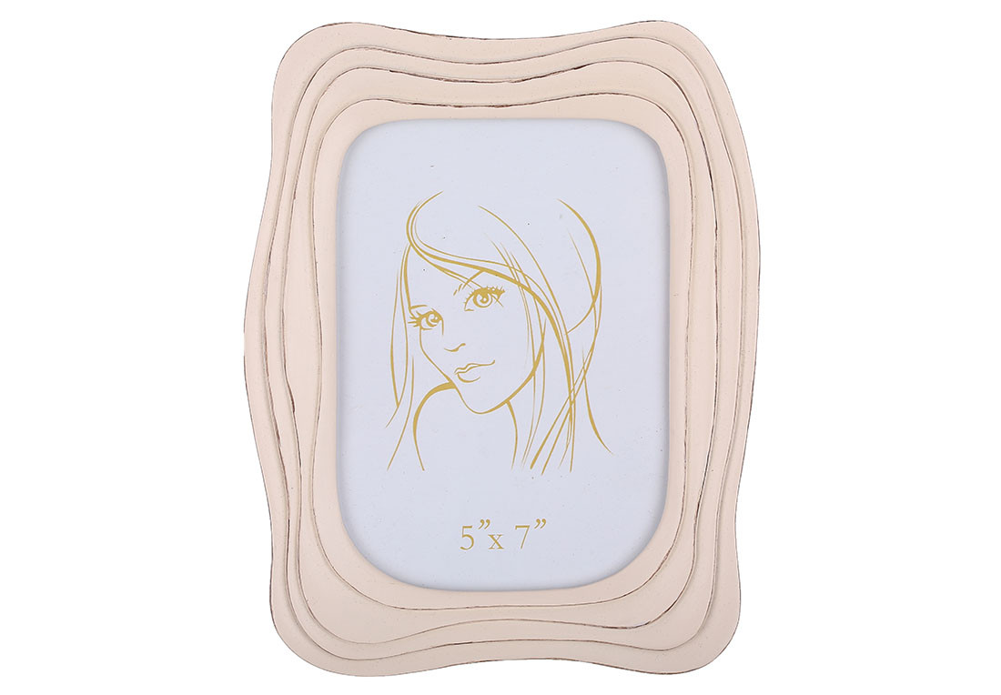 Рамка для фото 12.2 х 17.5 см, розмір рами 18 х 23 х 1.3 см, колір — персиковий антик, фото 1