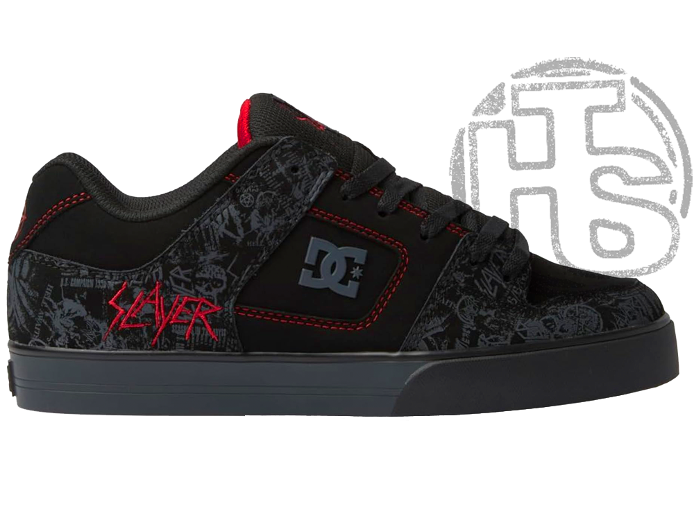 Чоловічі кросівки DC Slayer Pure Black Grey Red ADYS400098